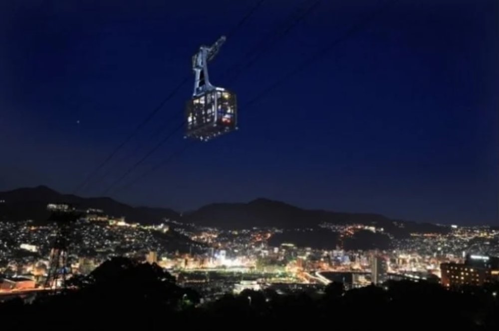 長崎稻佐山夜景  北九州自由行