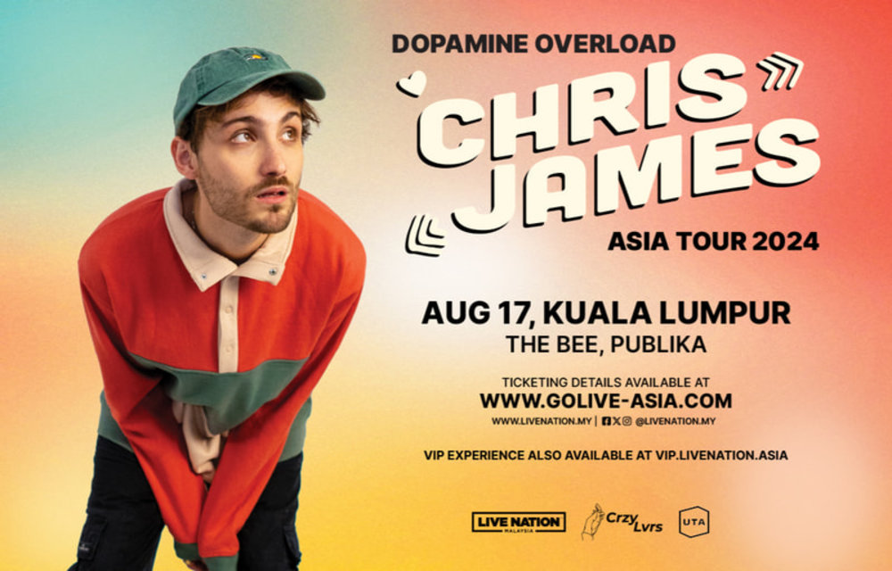 Chris James: Dopamine Overload Asia Tour 2024 in Kuala Lumpur