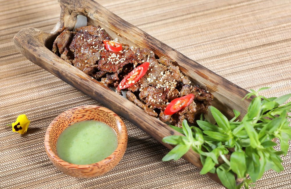  Thịt Nấu Ống Tre