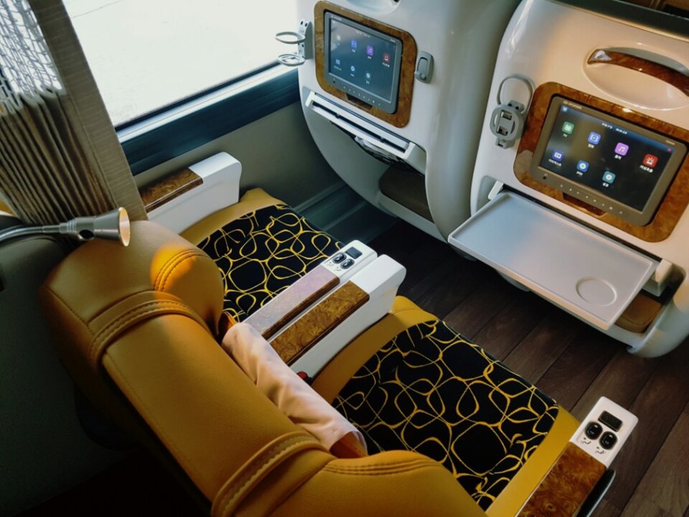 韓国 高速バス 車内