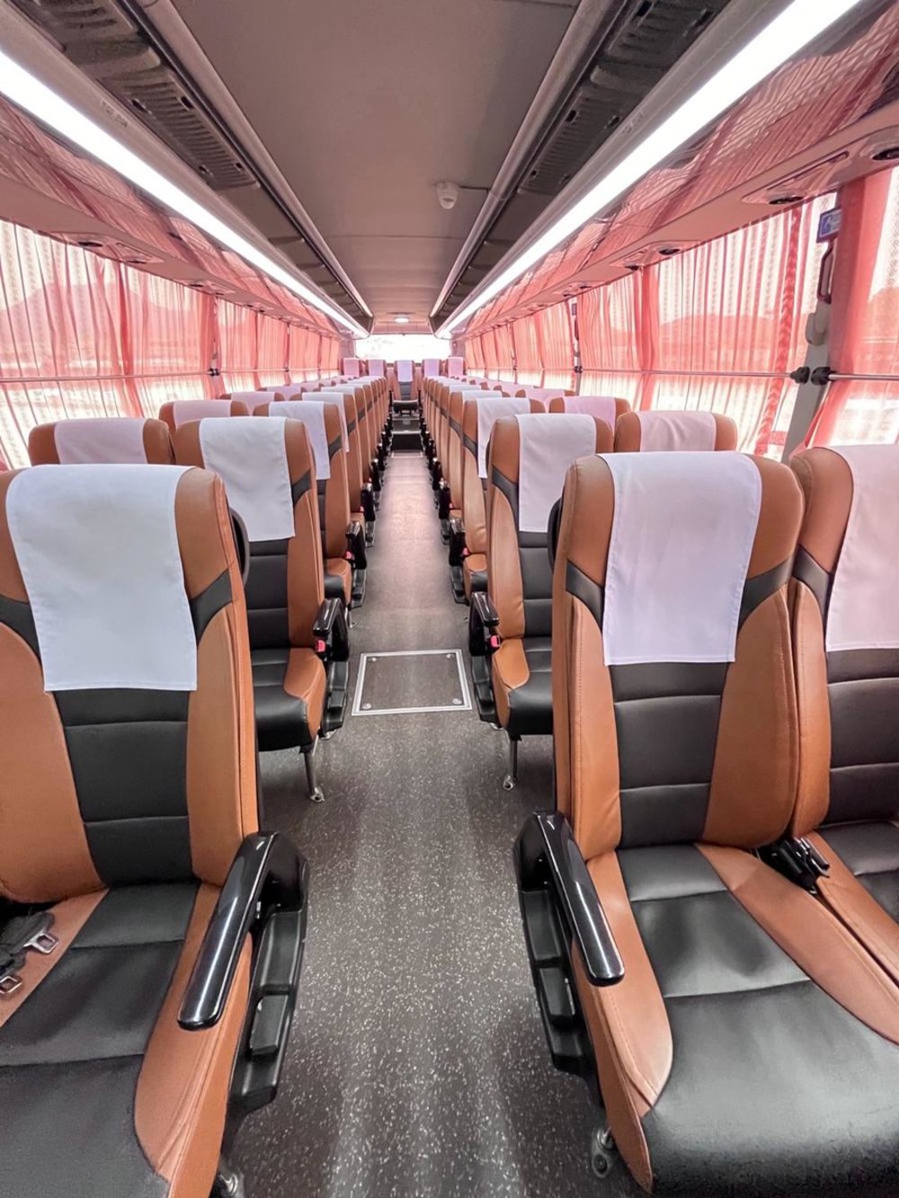 韓国 高速バス 車内