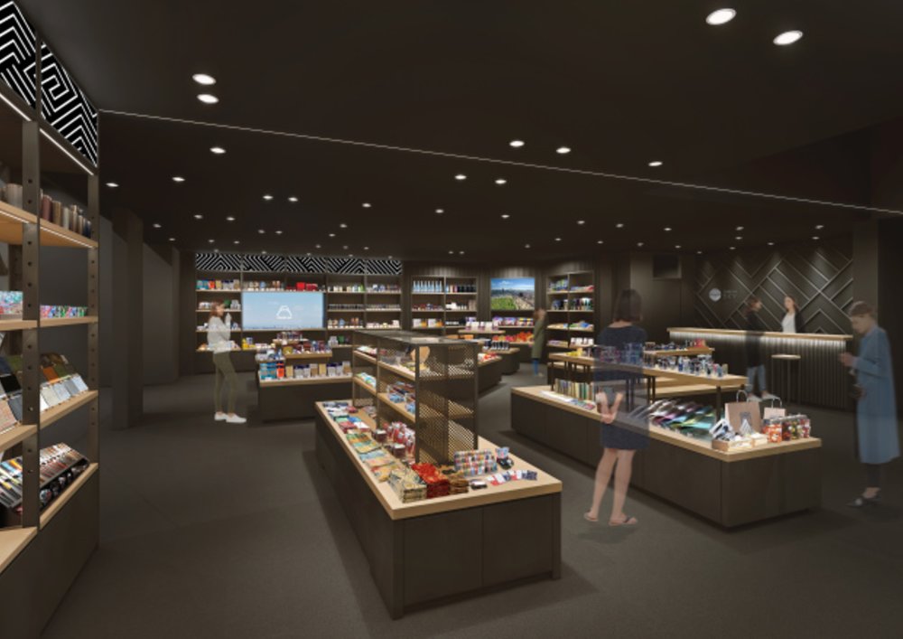 Shibuya sky souvenir shop 