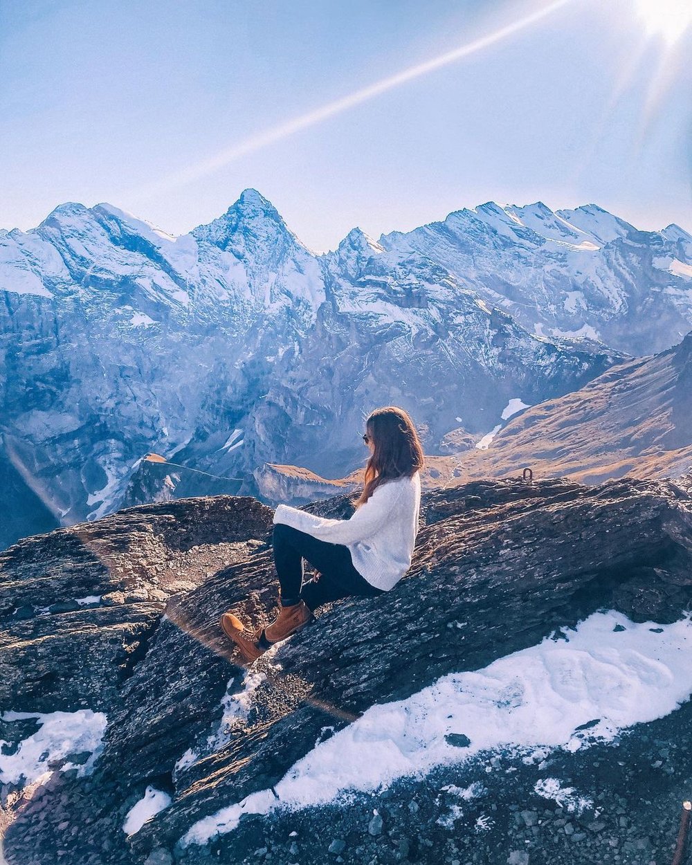 Mountain Schilthorn in Switzerland