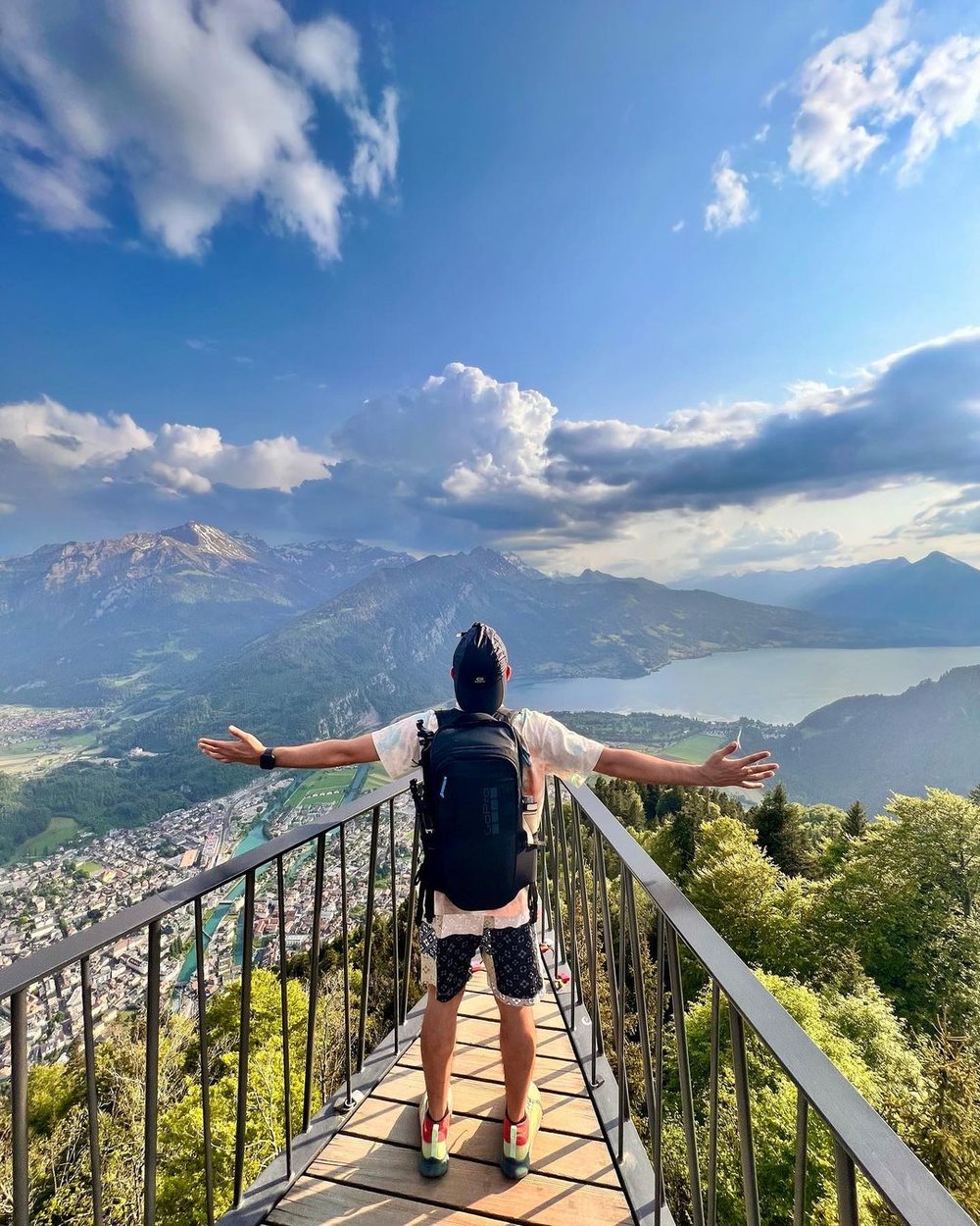 Harder Kulm mountain in Switzerland