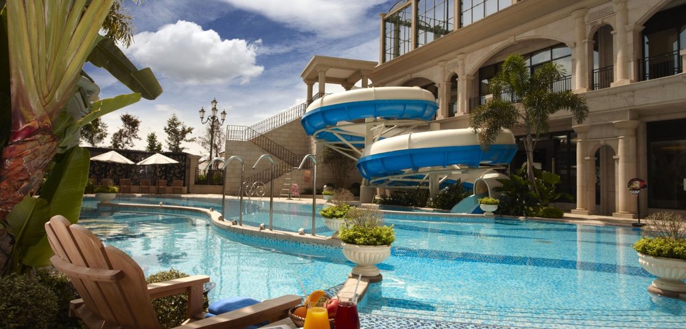 義大皇家酒店|戶外席水池及兒童池