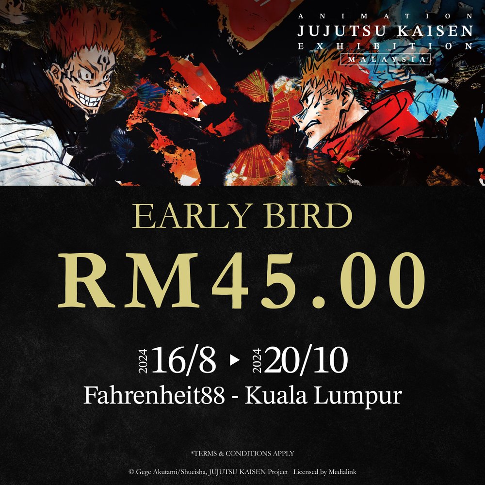 Get tickets to Animation Jujutsu Kaisen Exhibition on Klook