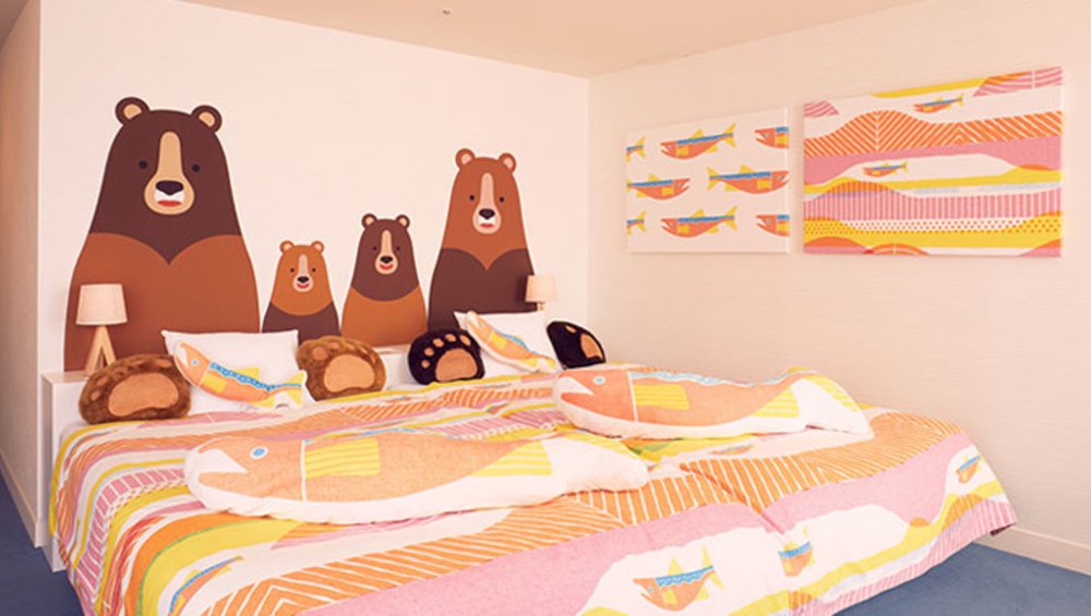 星野渡假村Tomamu the Tower鮭魚主題房