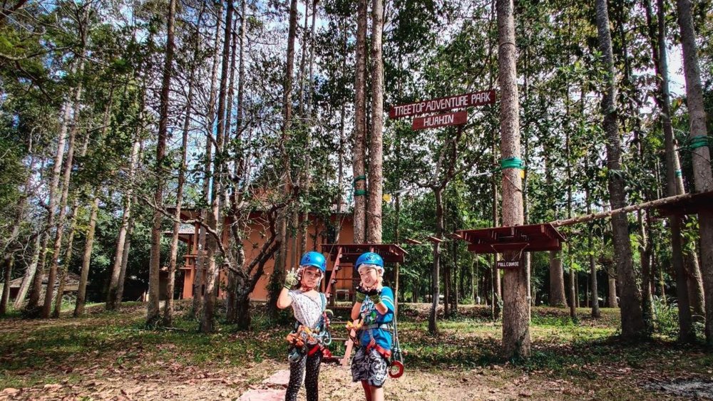 5. Zipline across canopies at Tree Top Adventure Park