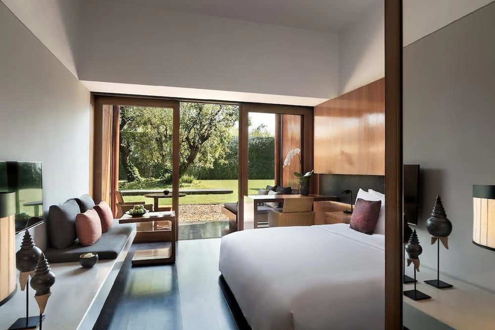 清邁安納塔拉度假村(Anantara Chiang Mai Resort)｜豪華房 庭園景觀 ,陽台