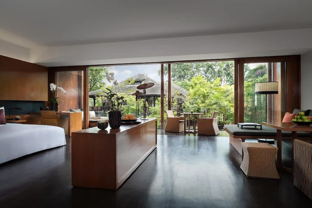 清邁安納塔拉度假村(Anantara Chiang Mai Resort)｜標準套房 庭園景觀 ,陽台