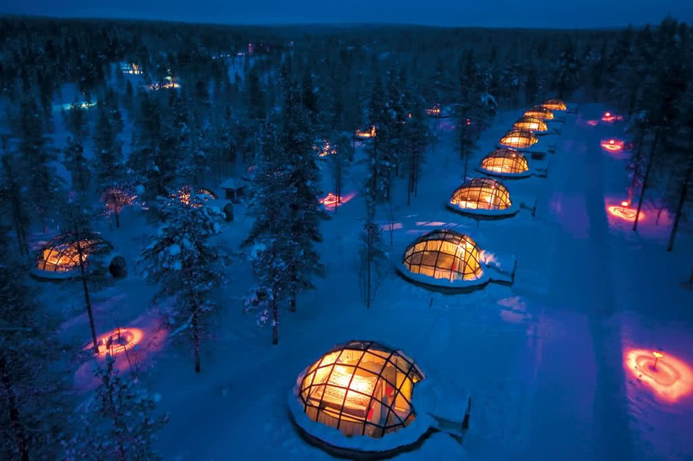 芬蘭極光觀賞地點, Kakslauttanen Arctic Resort | 薩利色爾卡(Saariselkä)