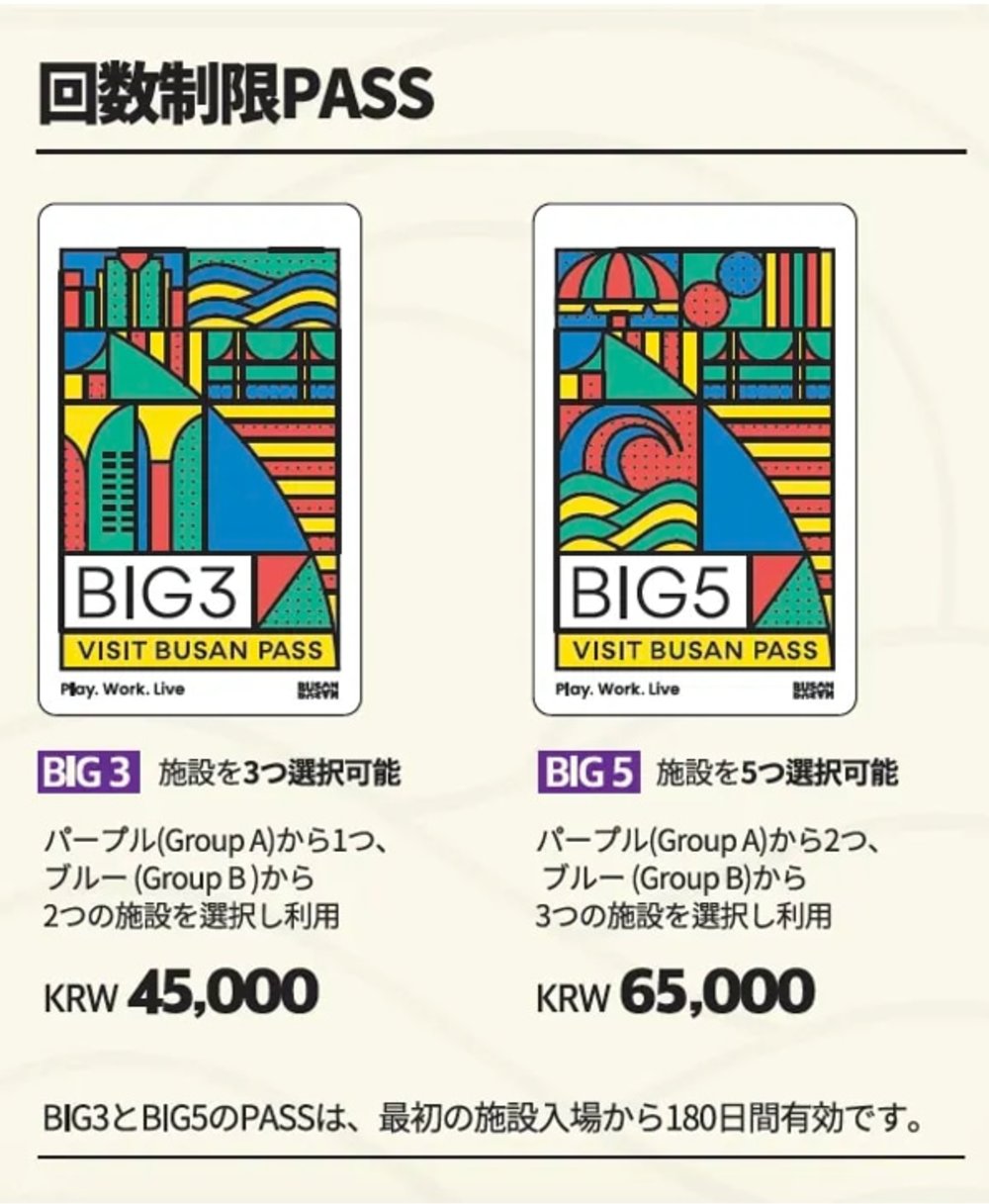 韓国 ビジット釜山パス