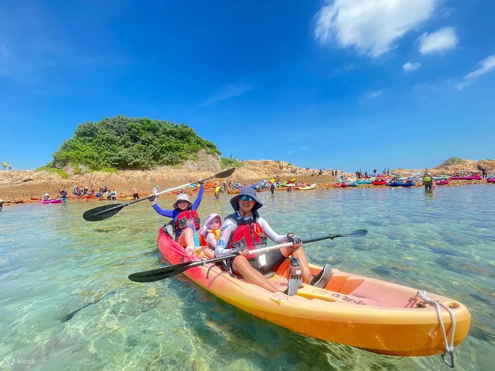 綠蛋島獨木舟浮潛