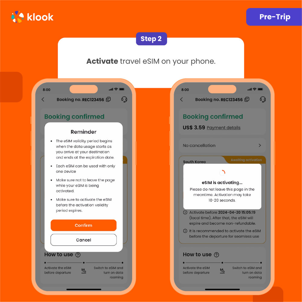 step 2 on how to activate 