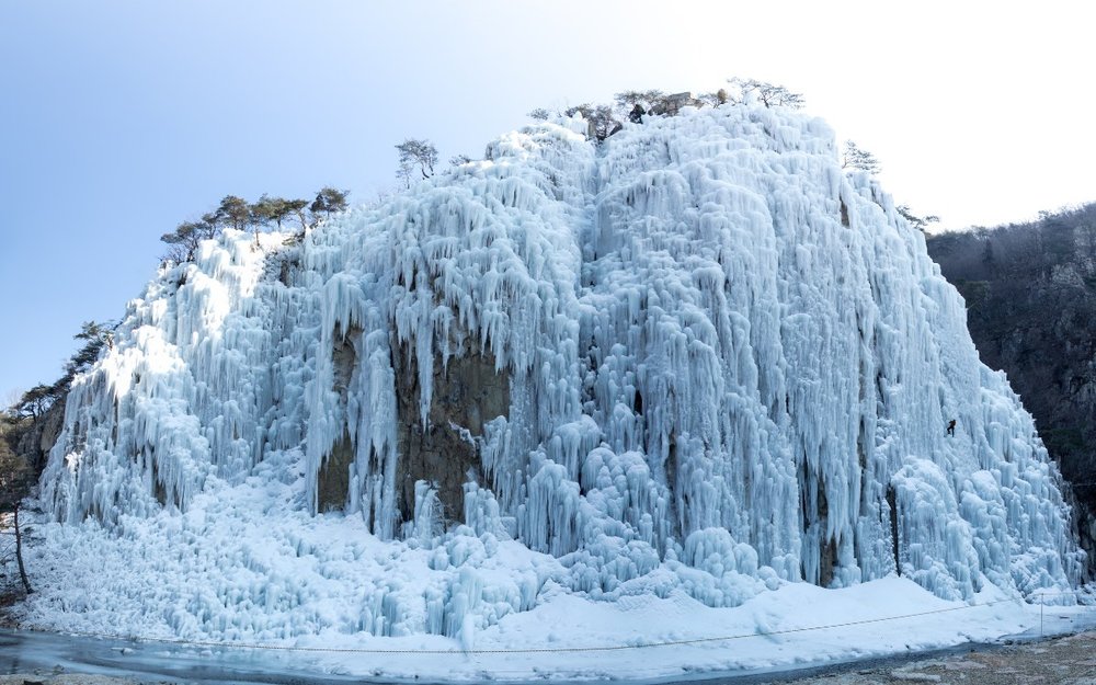  Đắm Chìm Trong Thung Lũng Băng Khổng Lồ ở Cheongsong 