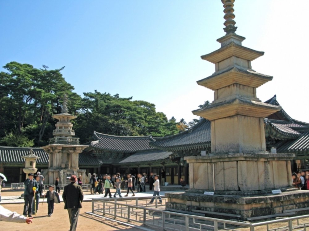 慶州 仏国寺(ブルグッサ)「釈迦塔」と「多宝塔」