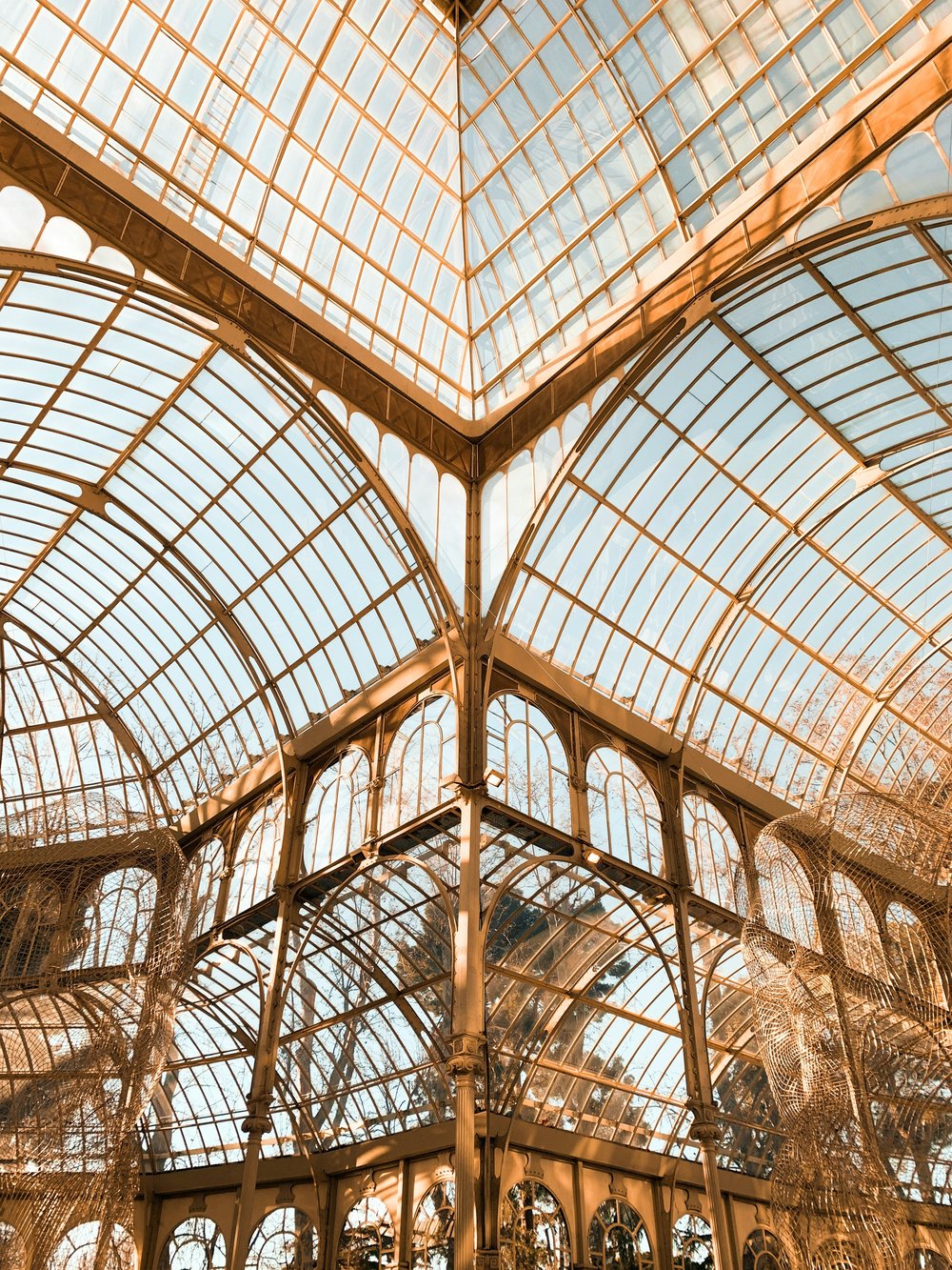 The interiors of the Crystal Palace