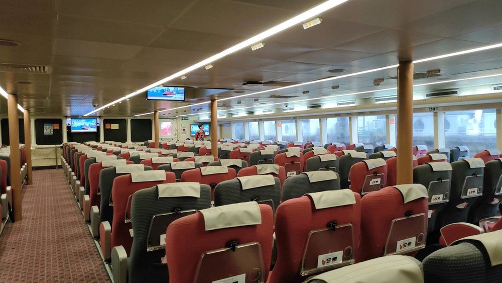 香港からマカオ　ターボジェット（TURBOJET）フェリー