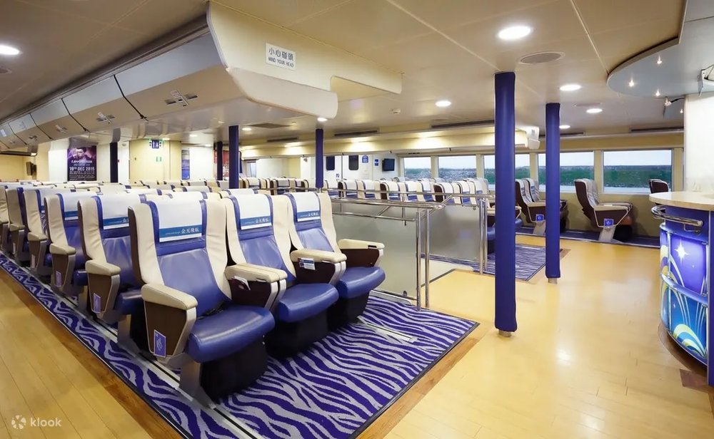 香港からマカオ　コタイウォータージェット（COTAI WATER JET）座席