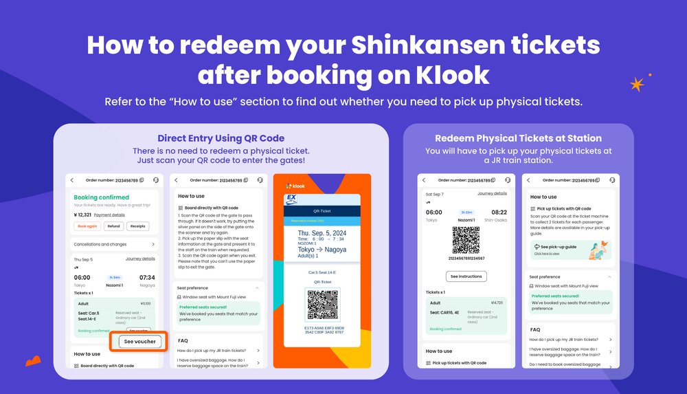 Japan Tokaido Shinkansen on Klook_SmartEX QR Launch