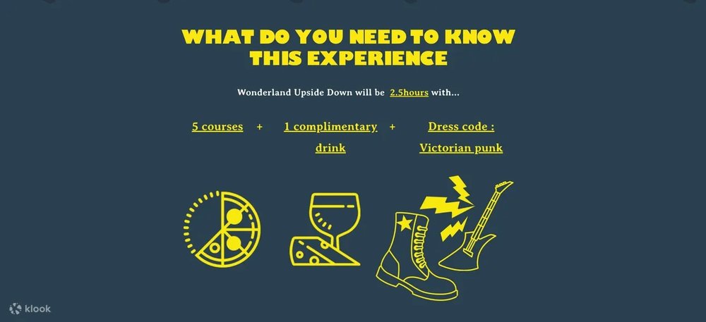 wonderland dining experience