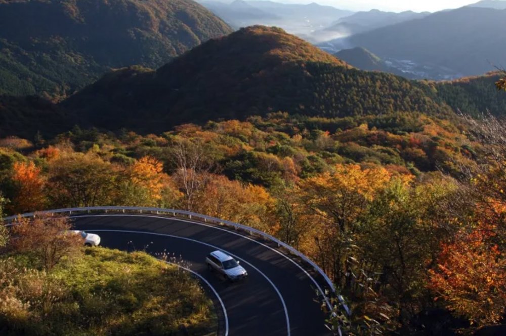 Irohazaka Winding Road autumn