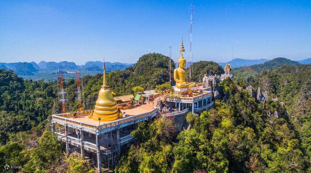 Chùa Hang Cọp Wat Tham Suea - Krabi