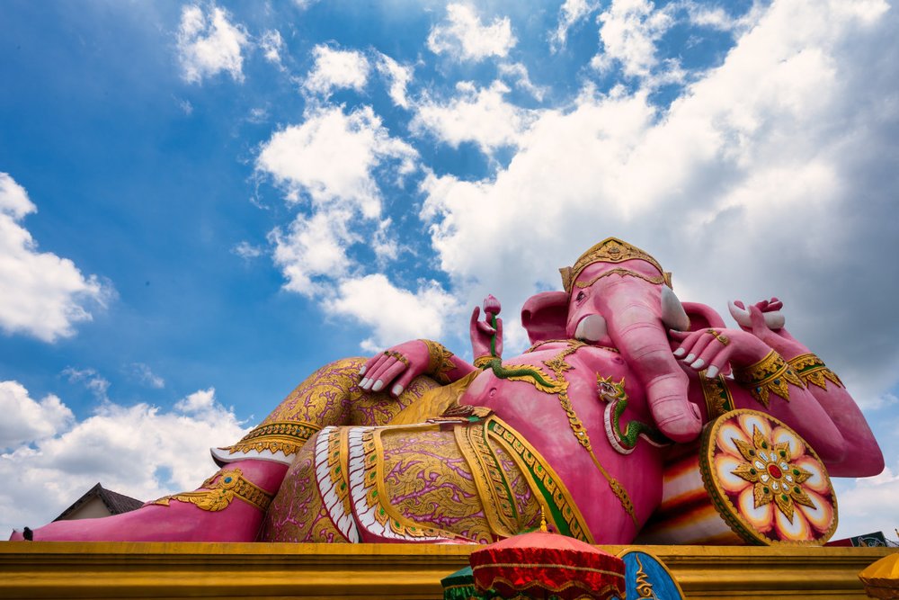  Đền Thần Ganesha Wat Saman Rattanaram - Bangkok