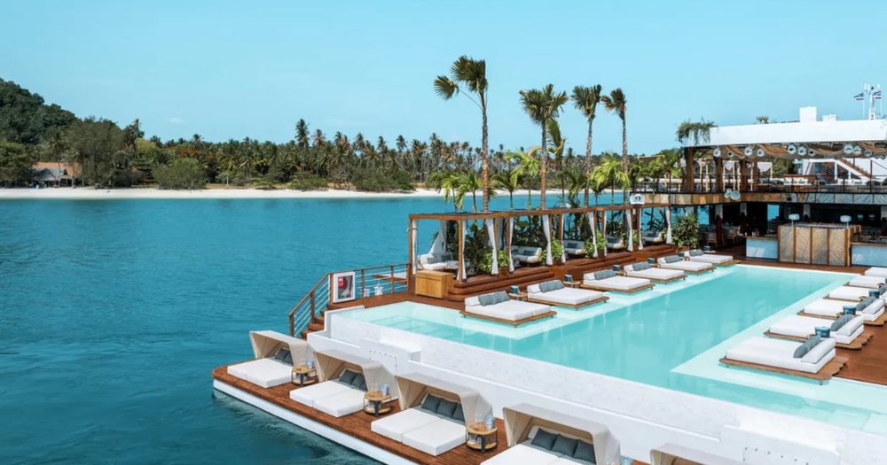 4. Revel in a beach club's beauty