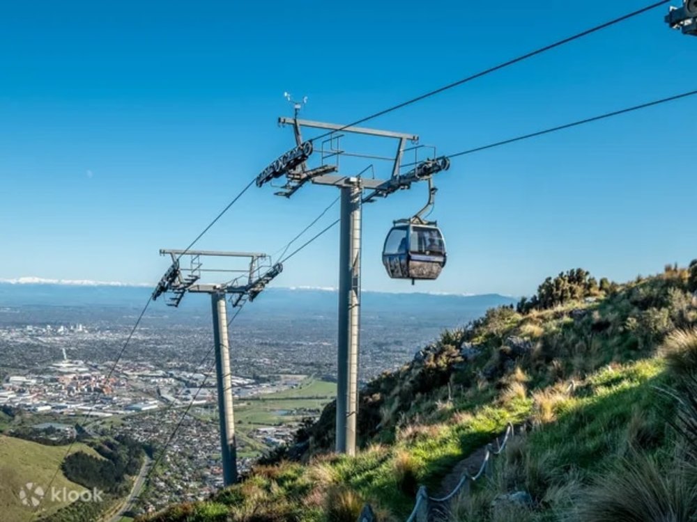 New Zealand South Island Road Trip Itinerary - Christchurch gondola with an aerial view of the city