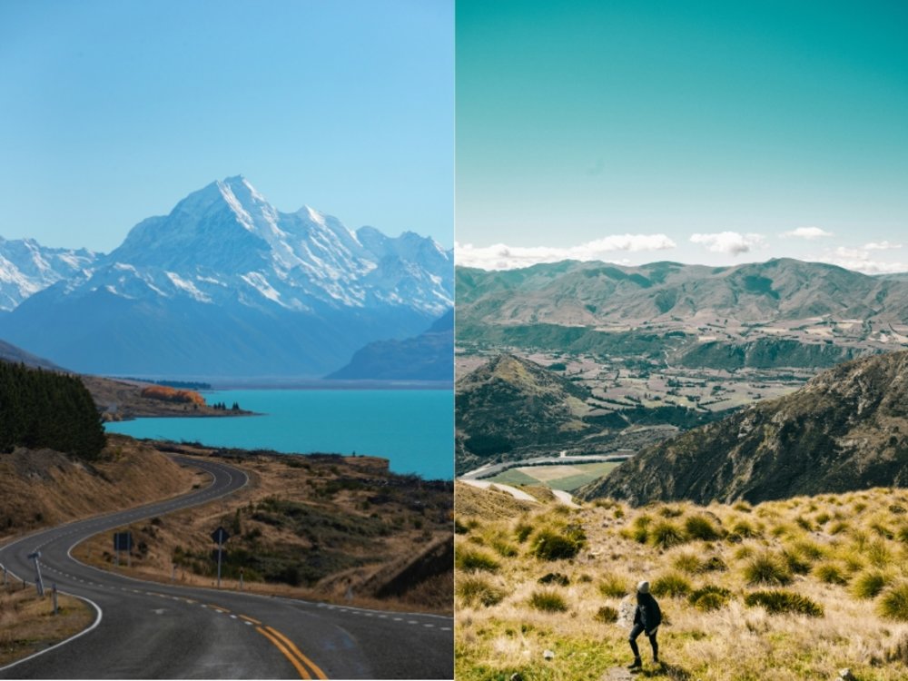 New Zealand South Island Road Trip Itinerary - Mount Cook National Park and View of Queenstown