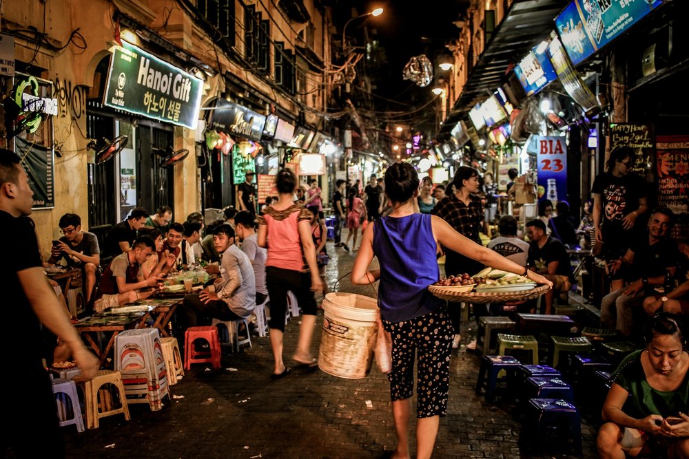 night market in Hanoi