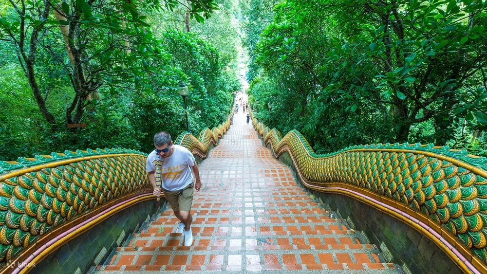 the way up to Doi Suthep