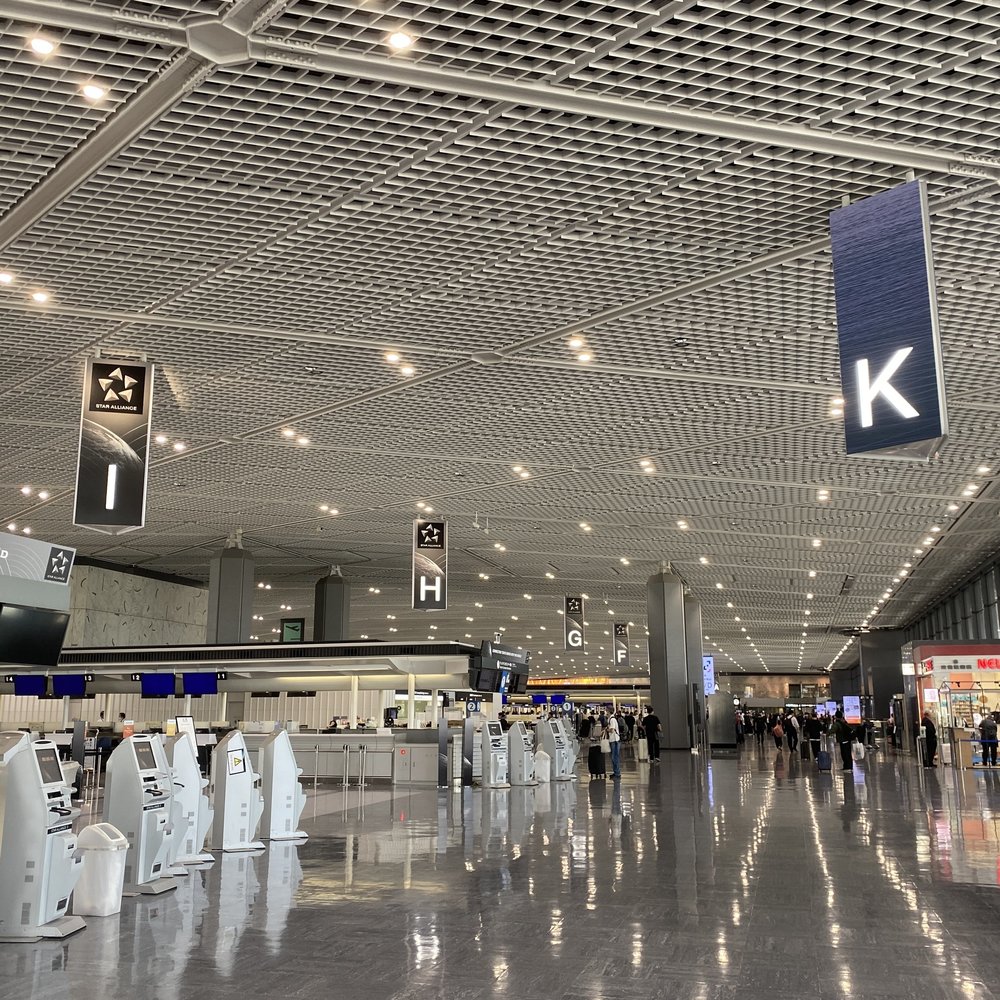 Inside Narita International Airport