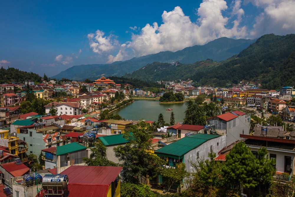 Sapa town in Lào Cai Province