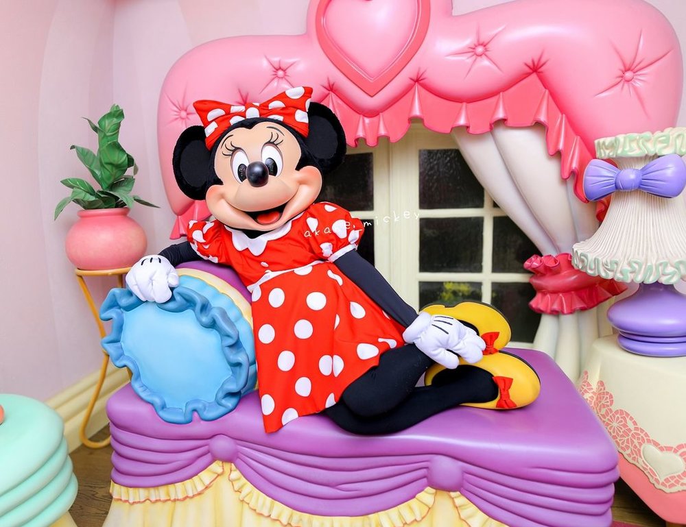 カリフォルニア ディズニー 観覧車 キャラグリ 4100 ミニーの家