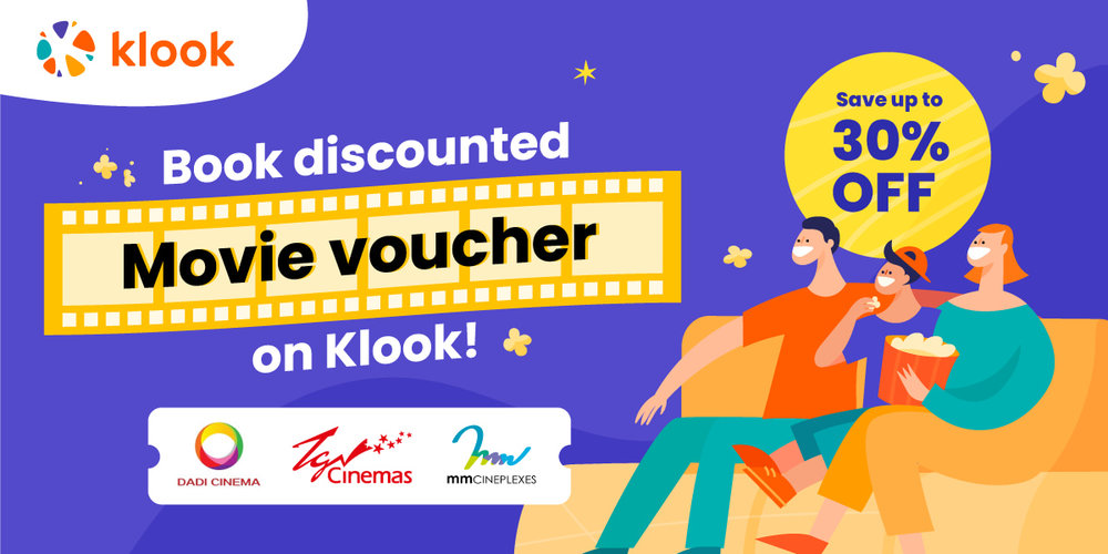 Discounted movie voucher on Klook