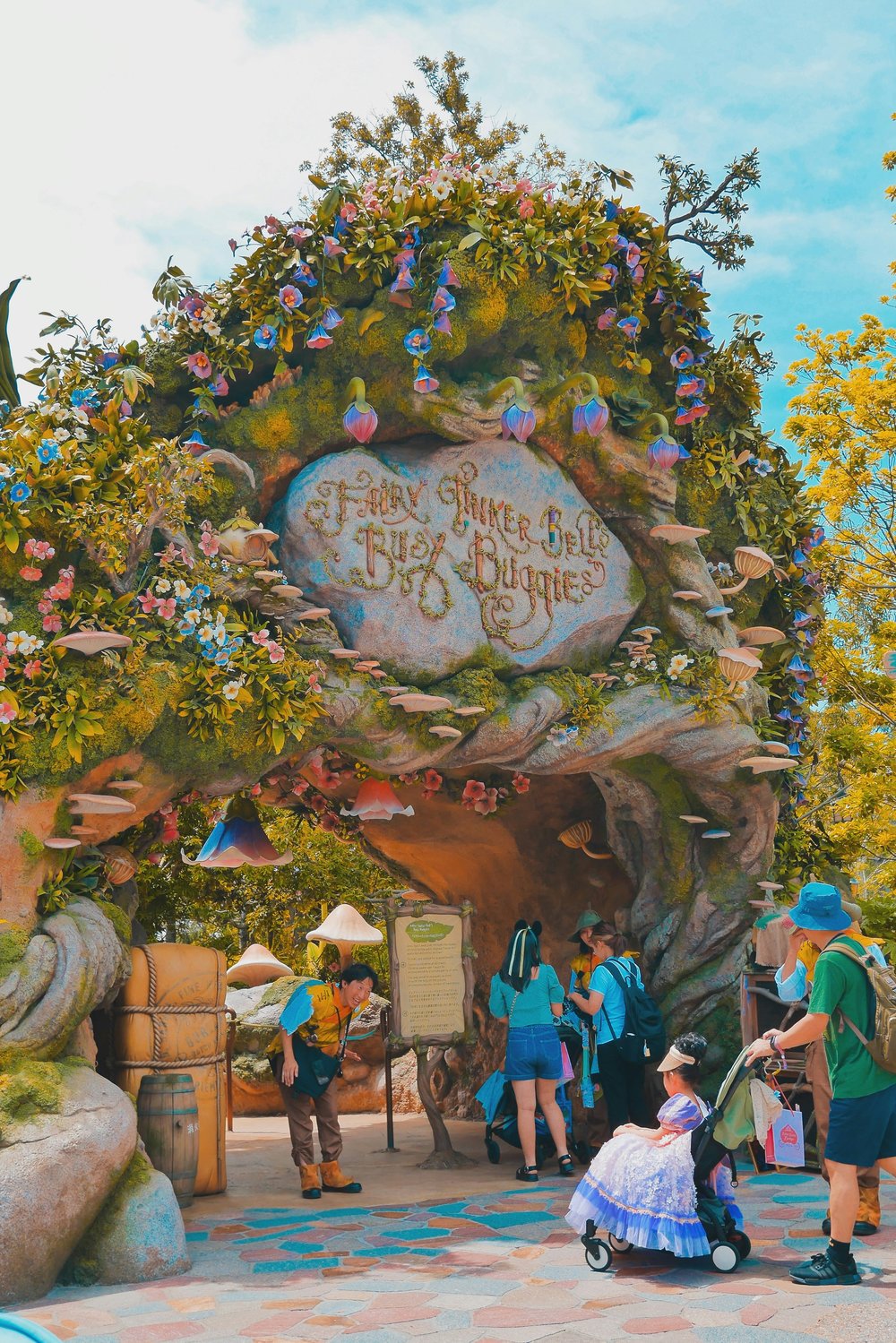 disney fantasy springs - fairy tinker bell busy buggies