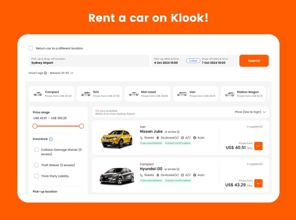 How to rent a car in New South Wales Australia