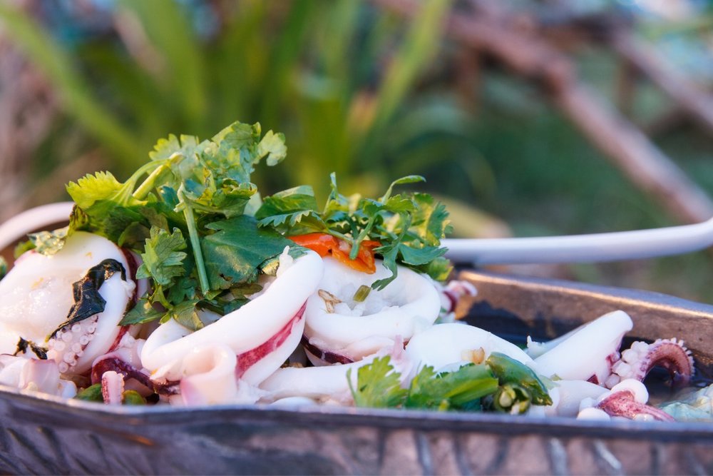 Mực hấp Nha Trang