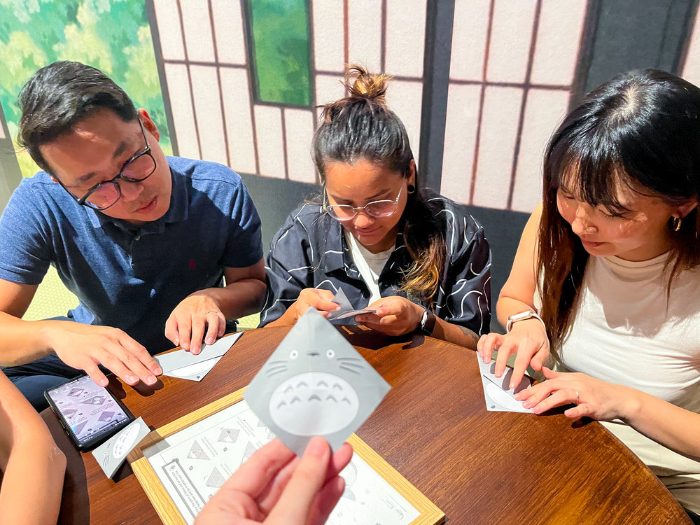 the world of studio ghibli exhibition totoro origami
