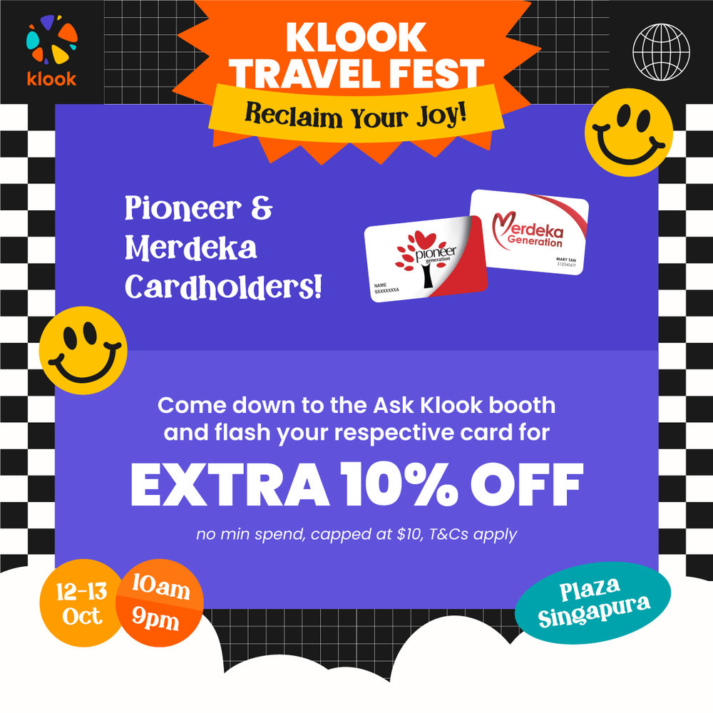 klook travel fest senior discount