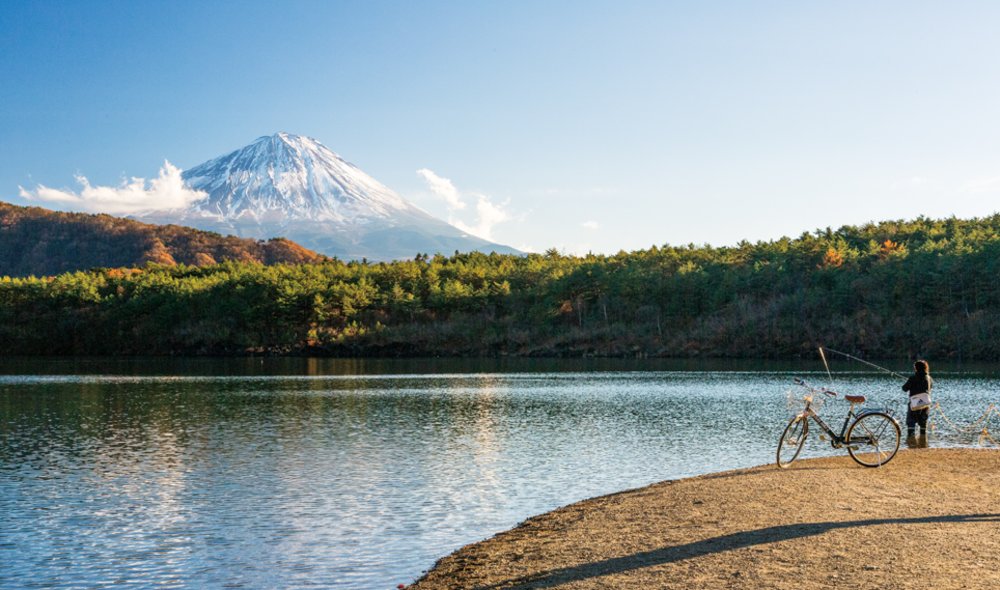 mt fuji road trip itinerary Lake Saiko