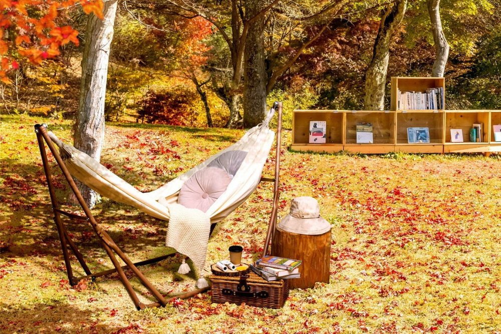 輕井澤 紅葉圖書館