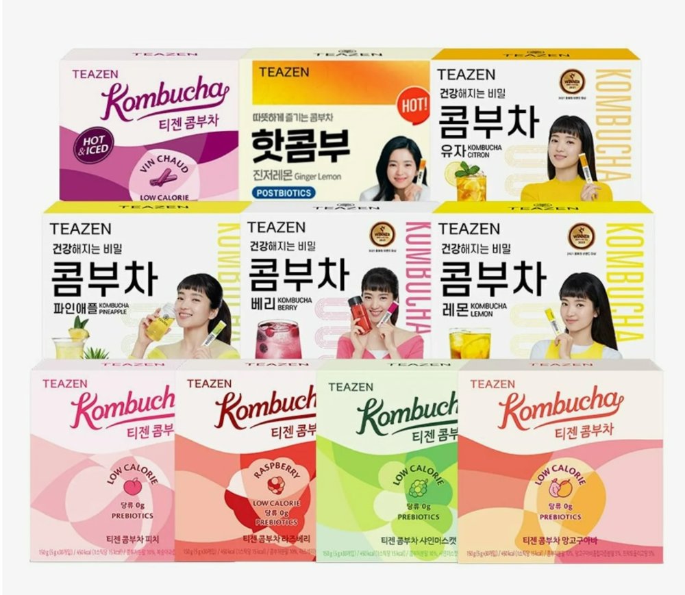 Olive Young必買推薦｜Teazen Kombucha