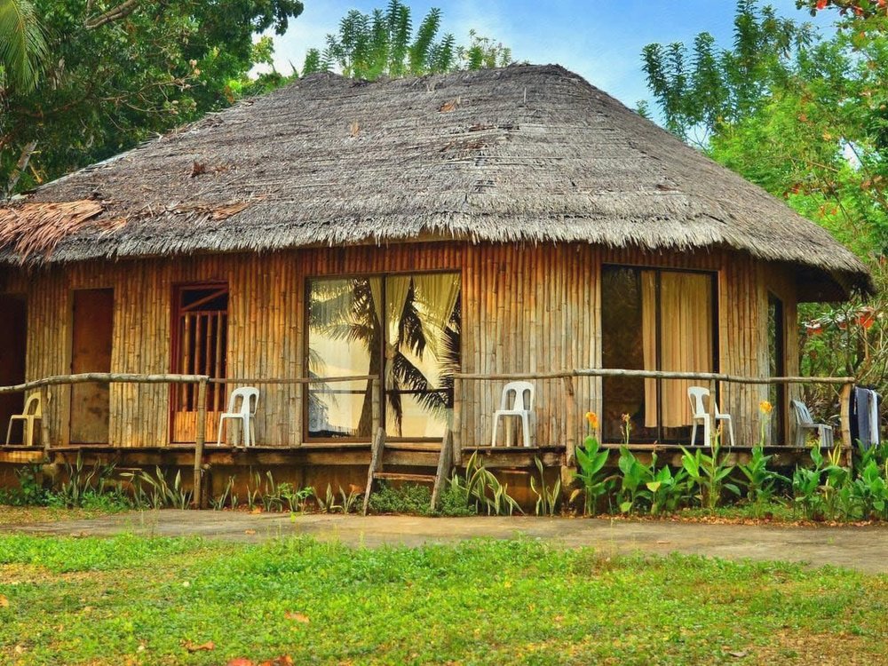 Bamboo hut
