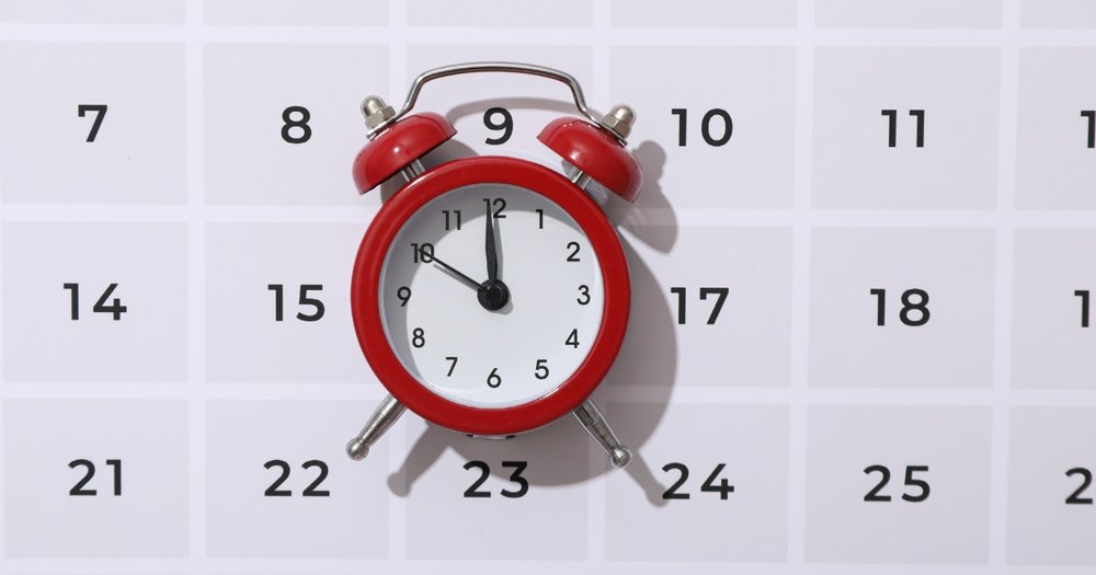 Clock and a calendar