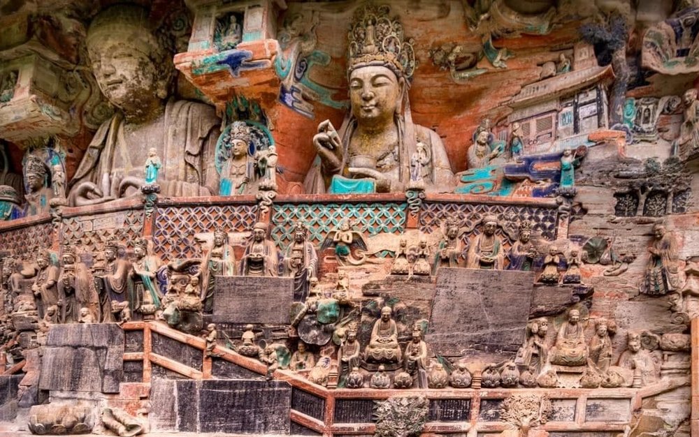  Tượng Khắc Đá Đại Túc - Địa Điểm Du Lịch Trùng Khánh Nổi Tiếng  