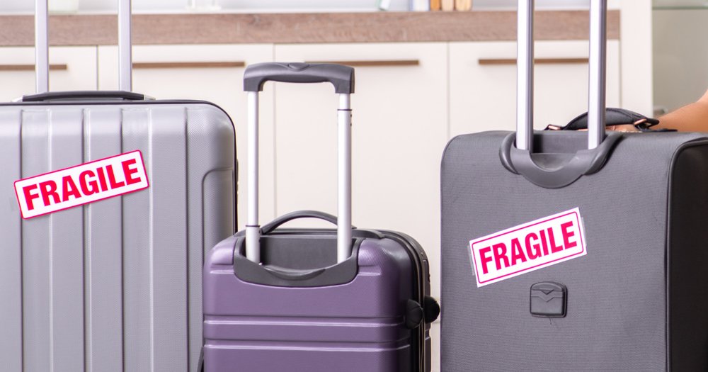 Fragile luggage