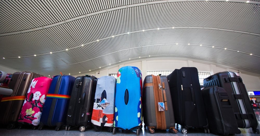 Luggage in the airport
